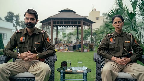 A still from 'Kohrra S2' starring Barun Sobti and Mona Singh