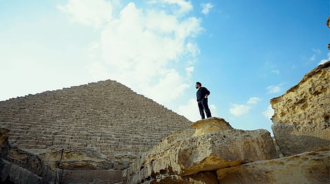 Rithvik Dhanjani in Egypt.