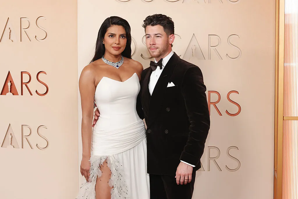  Priyanka Chopra Jonas and Nick Jonas attend the 98th Oscars at Dolby Theatre on March 15, 2026 in Hollywood, California