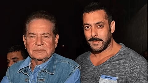 Salim Khan with son Salman Khan