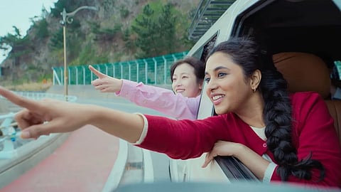 A still from the trailer of 'Made in Korea' featuring Priyanka Mohan as Shenba