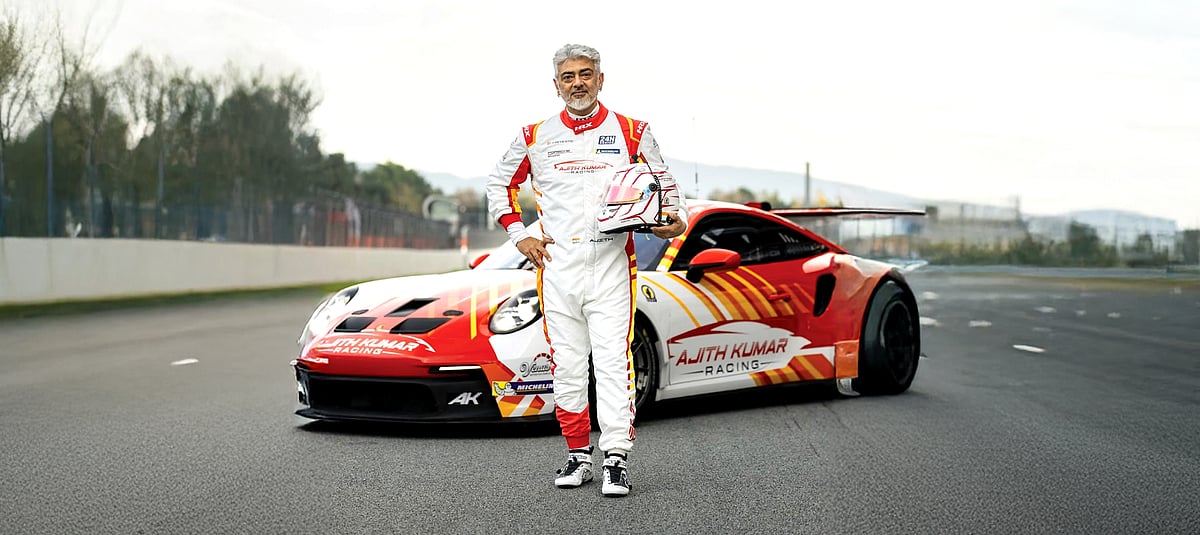 Tamil Superstar Ajith Kumar Survives High-Speed Race Car Crash in Dubai