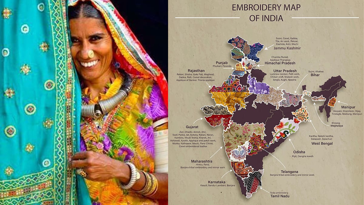 Rebari Homegrown x MeMeraki: Here's A Map Of India's Diverse Embroidery Traditions