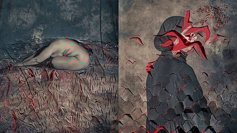 Stills from Sujata Setia's exhibition 'A Thousand Cuts' 