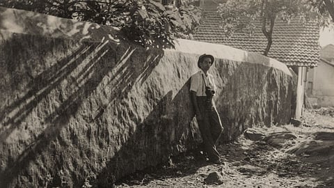 Dhirajlal R. Mody with his camera. 