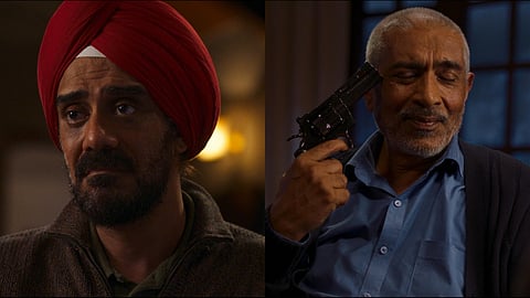 Stills from 'Amar Aaj Marega' by Rajat Kariya starring Prakash Jha