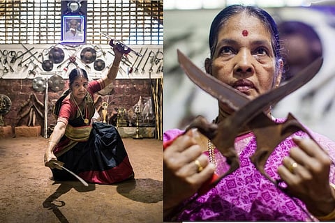Meenakshi Amma started her journey with Kalari at just 7 years old and today, 75 years later, she spends her time passing her martial arts wisdom down to others as the head of the KACV Kalari Academy. 