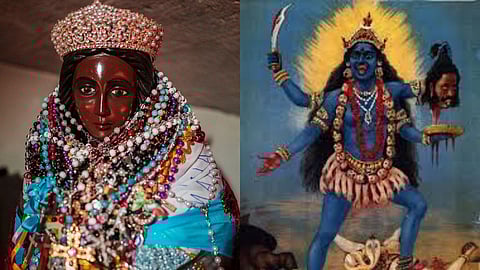 Sara-la-Kali is worshipped by the Romani the refugees, and new immigrants as the protector saint of the dispossessed, the displaced, the desperate, the offended, the travellers, and the needy.