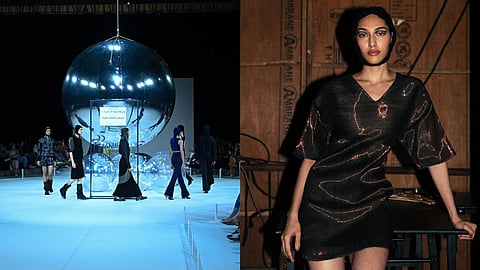 Images of Somya Goyal's Lakme Fashion Week Show and A Look From Her Collection Pivot