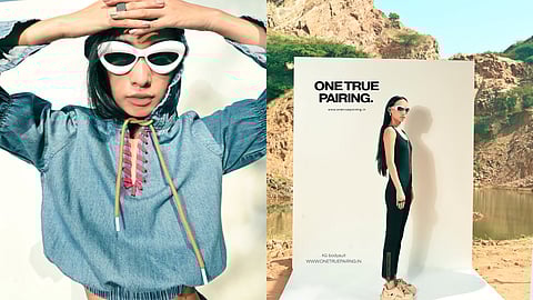Images of attire from label One True Pairing by Parnika Jain and Praful Surana