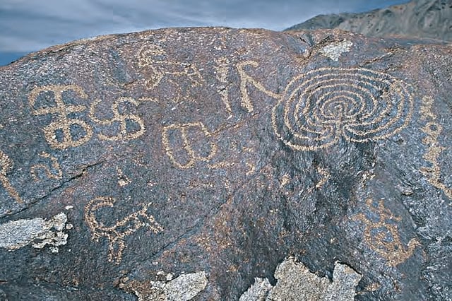 The inscriptions at Tangtse hint at a confluence of cultures and languages that have changed through the ages. . 