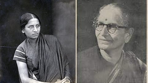 A young and old Irawati Karve
