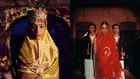 Images from Once Upon A River Festive festive collection by Raw Mango by Sanjay Garg photographed by Ashish Shah