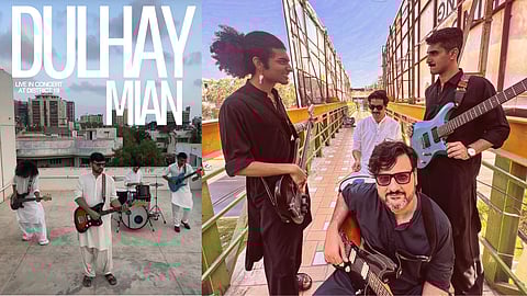 Dulhay Mian channels Urdu lyricism, socio-political edge, and modern rock experimentation into a fresh, dynamic expression of Pakistan’s evolving music scene.