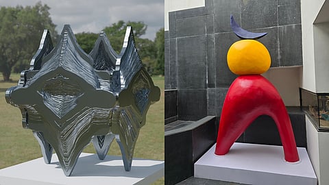 Art Mumbai’s Sculpture Park showcases South Asian women artists reshaping contemporary sculpture by emphasising labour, vulnerability, and ecological issues. 