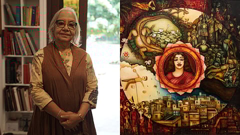 Returning to New Delhi after a decade, Shipra Bhattacharya’s ‘In Bloom’ at CCA, Bikaner House, explores five decades of her life and legacy in the arts. 