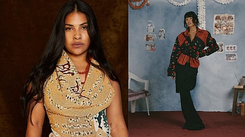 A Los Angeles–based, South-Asian designer, she infuses her South Asian cultural sensibilities with a contemporary street-style edge. 