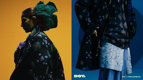 Images of designs from pero's latest capsule collection titled Dot.