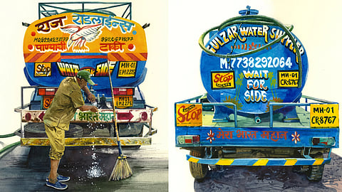 In Zainab Tambawalla’s latest collection, Seen Unseen, she draws inspiration from Mumbai.