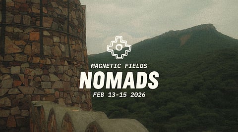 Magnetic Fields’ Nomads 2026 at the Aravalli hills, with the festival at Abheygarh Khetri from February 13–15, 2026.