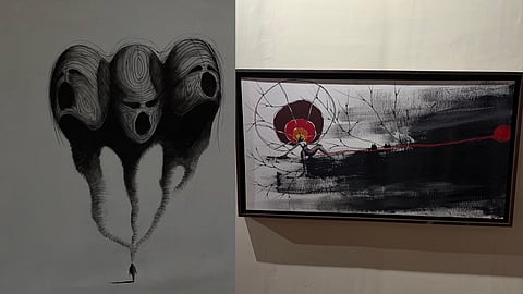 Ultimately, the exhibition feels like an intimate walk through Tanay Kumar’s life, his journey into becoming an artist, and a visual archive of his thoughts, observations, and inner worlds. 