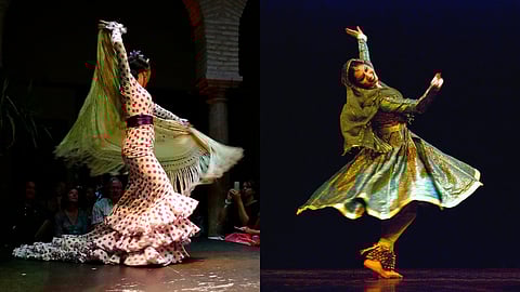 While these similarities do not prove a direct lineage connecting flamenco and Bharatnatyam, they point to parallel traditions that evolved under similar pressures of migration, devotion, marginalisation, and improvisation. 