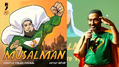 Falah Faisal’s latest graphic novel, 'Musalman', is a superhero with a sharp, witty, and intelligent commentary on our times