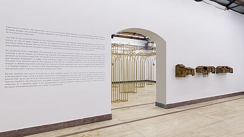 The horizon Barman imagines in his works is, perhaps, the only home that displacement ultimately offers: a perpetual negotiation with arrival.