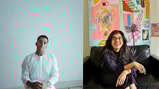 Artists  Vikalp Durga Mishra and Rithika Pandey