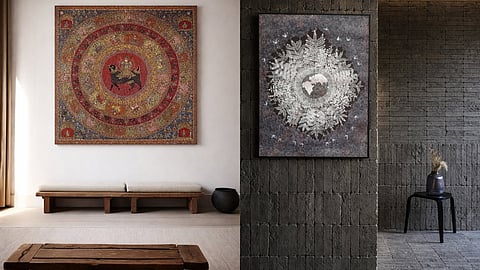 Bridge Bharat studies the visual language and structure of traditional art and develops systems that help these works fit naturally into contemporary settings. 