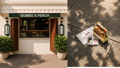 The café takes the form of a striped-awning drive-through kiosk that nods to classic European street windows while fitting comfortably within the broad avenues, embassy-lined streets, and regal atmosphere of Lutyens’ Delhi. 