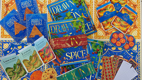 Drawn In Spice sees illustrator Umair Najeeb Khan reimagine Pakistani cuisine through richly textured illustrations inspired by regional food traditions. 