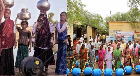 Noida Students Raise Funds To Provide Water Wheelers To Women In Rural Rajasthan