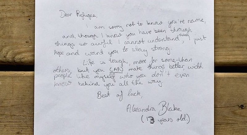 Heartfelt Hand-Written Letters From 13-Year-Olds To Syrian Refugees ...