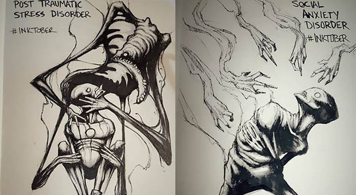 Shawn Coss Beautifully Illustrates The Anguish Of Mental Illness shawn-coss-beautifully-illustrates-the-anguish-of-mental-illness