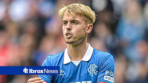 Ross McCausland in action for Rangers
