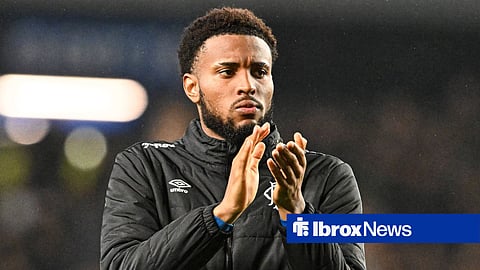Youssef Chermiti applauds Rangers fans