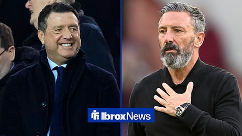 Jim Gillespie overrides Derek McInnes answer to Rangers-Hearts transfer question at Ibrox unveiling