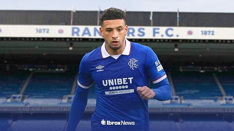 Ben Godfrey in a Rangers shirt.