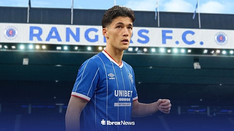 Elijah Just in a Rangers shirt