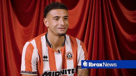 Ben Godfrey smiling for Sheffield United