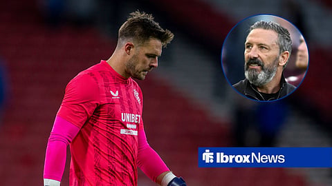 Rangers star Jack Butland and Derek McInnes