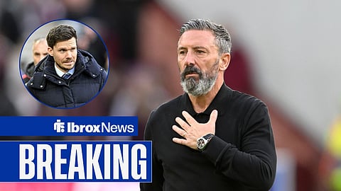  Rangers manager Derek McInnes and former Ibrox boss Danny Rohl