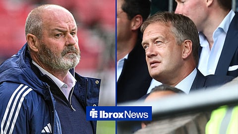 Steve Clarke and Ian Maxwell in split image as Scottish FA hunt next manager