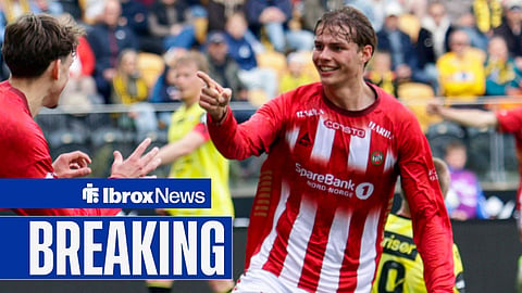 Jens Hjerto-Dahl celebrating for Tromso