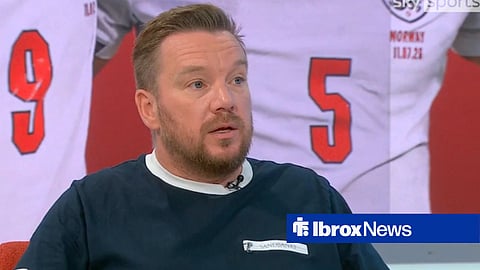 Jamie O'Hara speaking on Sky Sports News
