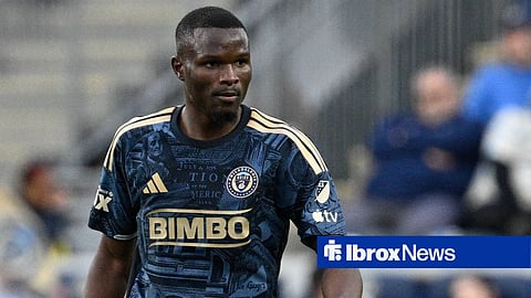 Olwethu Makhanya playing for Philadelphia Union