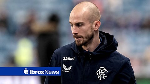 Vaclav Cerny in a Rangers coat