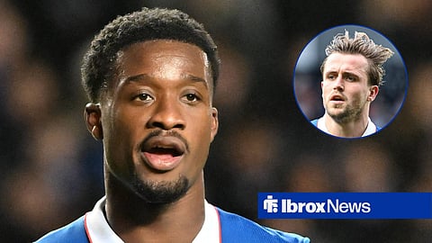Rangers duo Emmanuel Fernandez and Tuur Rommens in action.