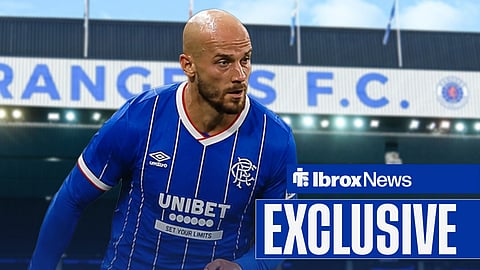 Vaclav Cerny in a Rangers shirt